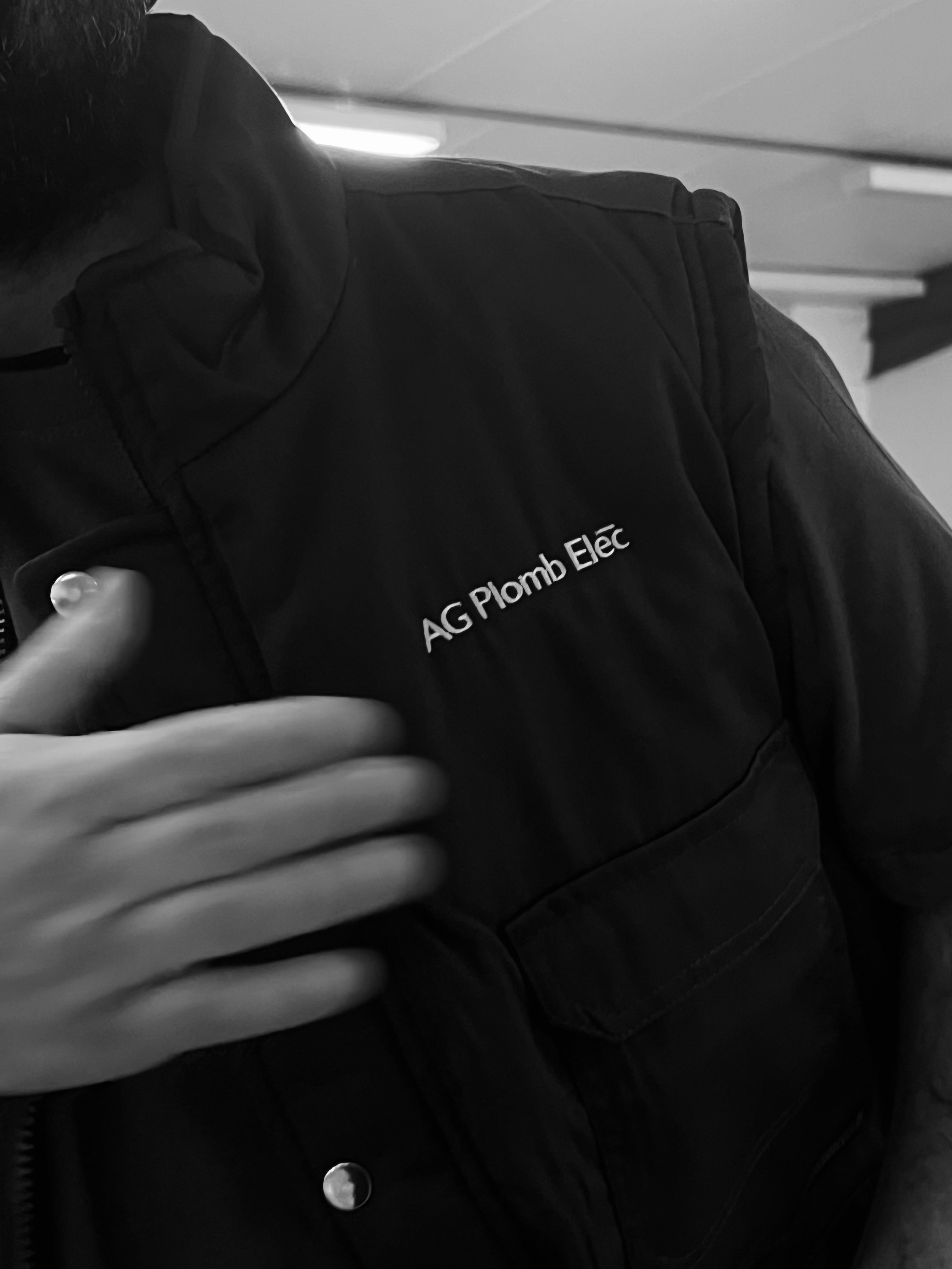 Logo brodé AG Plomb Élec